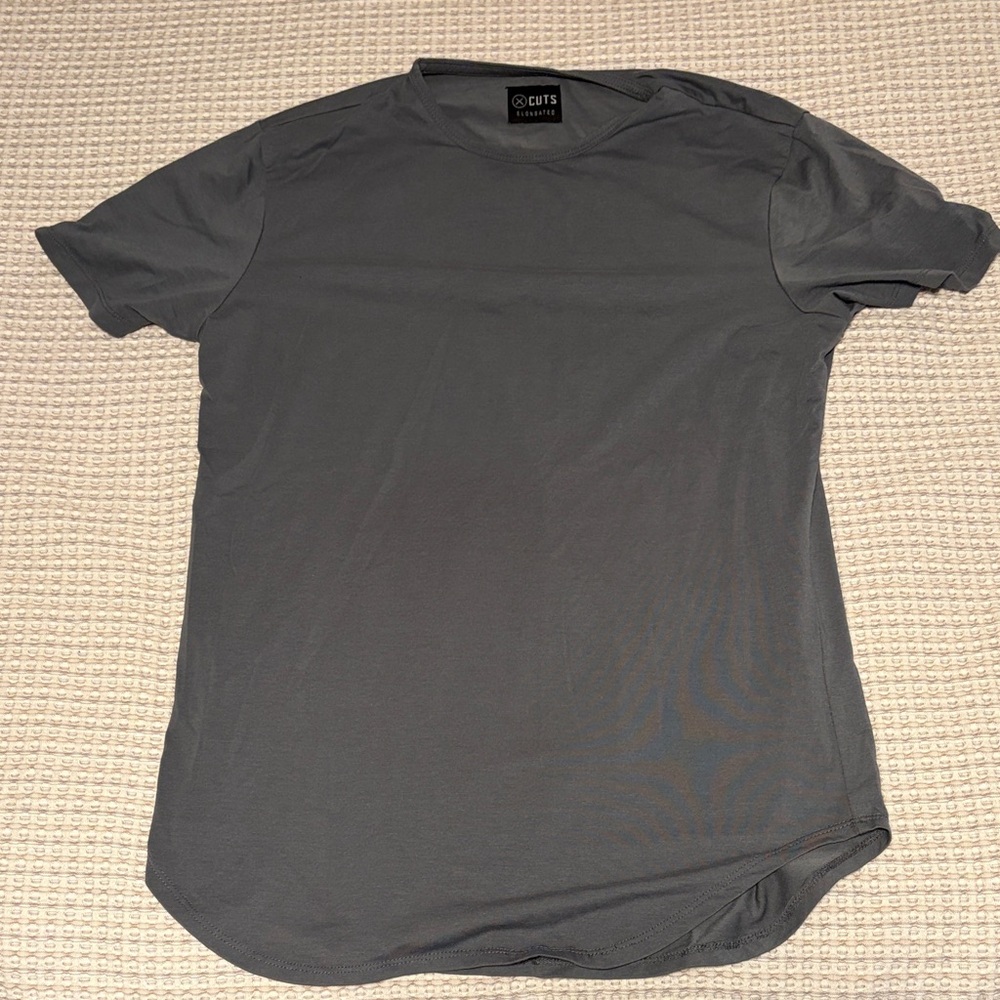 Cuts Clothing Slate Gray Short Sleeve Crewneck Tee